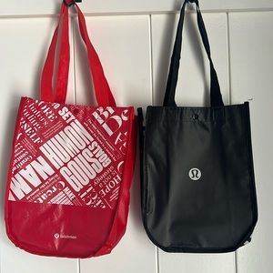 Lululemon Athletica shopping bags